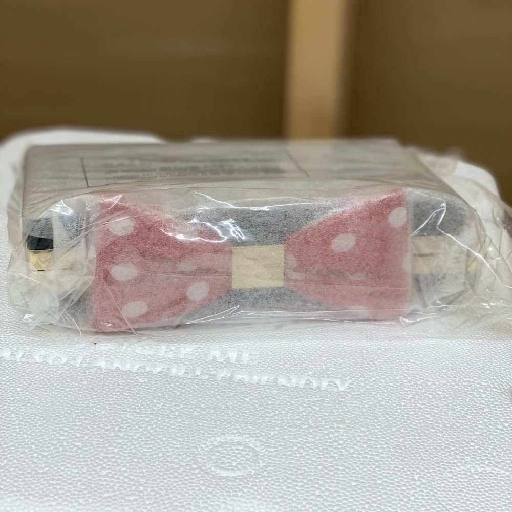 NWT Kate Spade Minnie Mouse Minnie Bow Clasp Clutch Crossbody - Picture 6 of 12